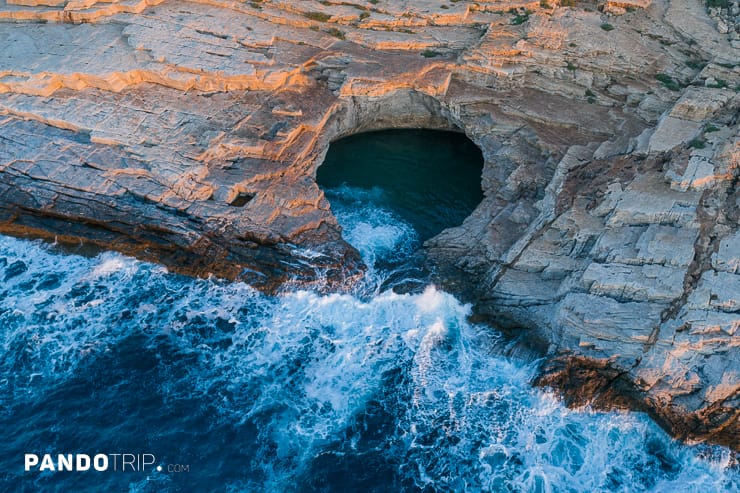 Giola Natural Pool, Thasos, Greece