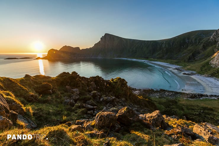 Hoyvika Beach in Norway