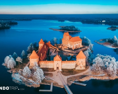 Trakai Island Castle in Lithuania