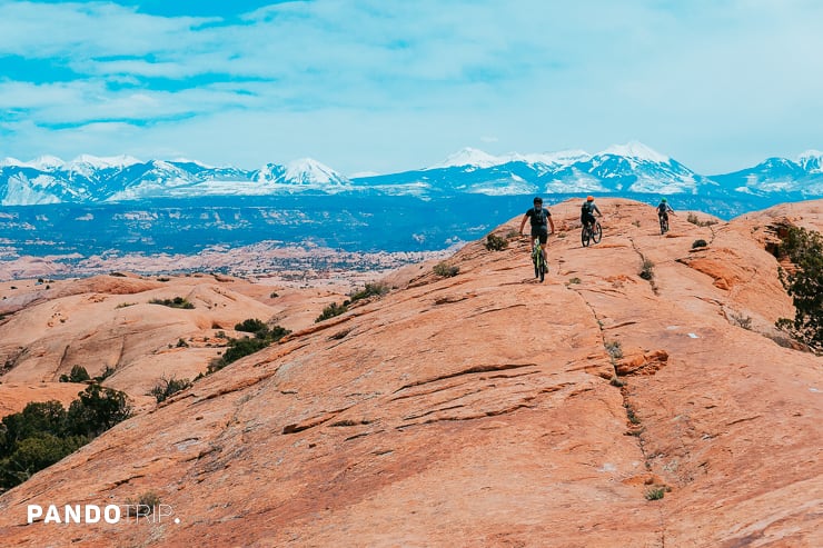 Biking in Moab, Utah