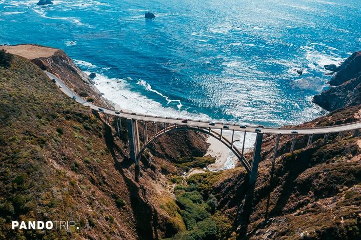 Bixby Bridge on the Pacific Coast Highway