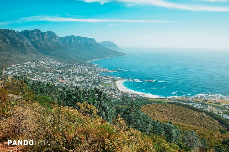Twelve Apostles from Lion's head in South Africa