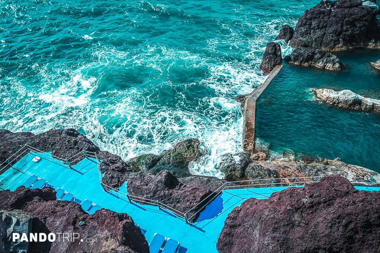 Natural Lava Pools in Madeira, Portugal