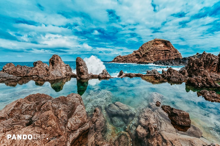 Porto Moniz Natural Swimming Pools, Madeira, Portugal