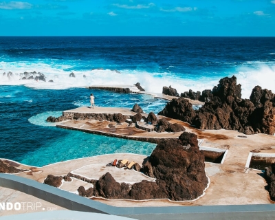 Natural Lava Pools in Madeira, Portugal