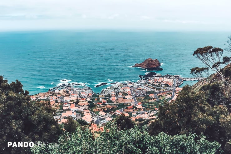 View of Madeira and Natural Lava Pools in Portugal