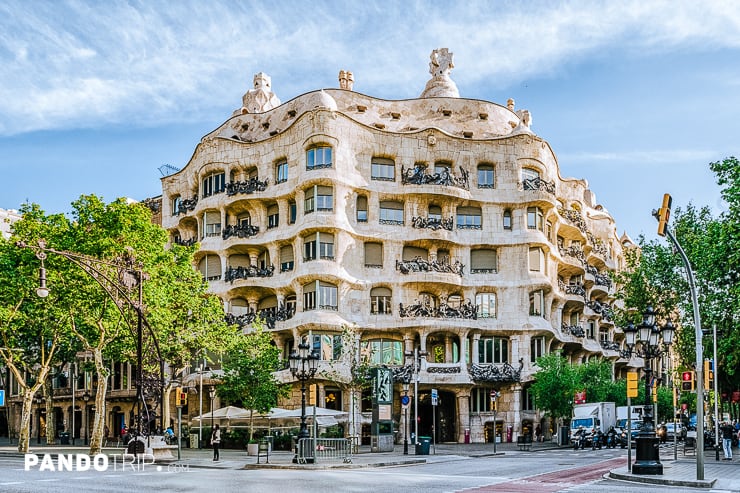 Casa Mila or La Pedrera in Barcelona