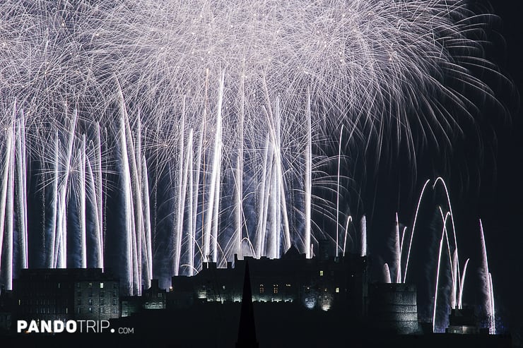 Edinburgh Castle Fireworks