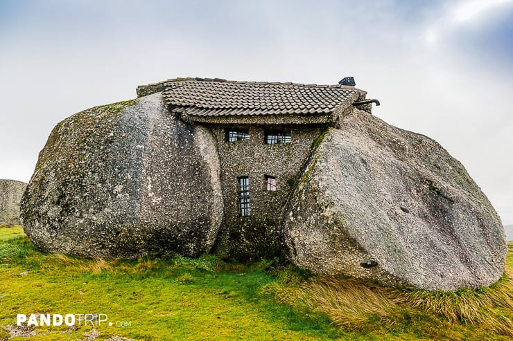 Stone House or Casa do Penedo in Fafe, Portugal