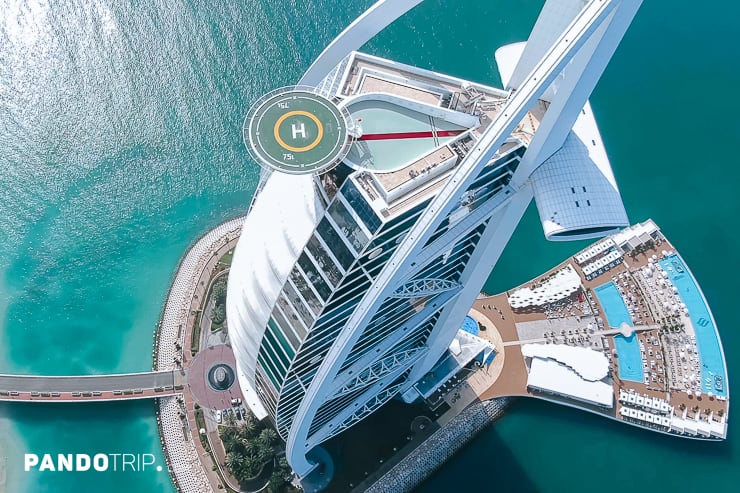 Burj Al Arab’s helipad - the world's most famous’ helipad