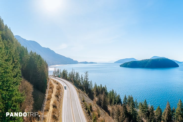 Highway in Howe Sound