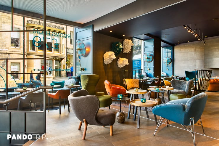 Lounge at Motel One Edinburgh-Royal