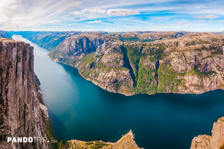 Lysefjord from Kjerag