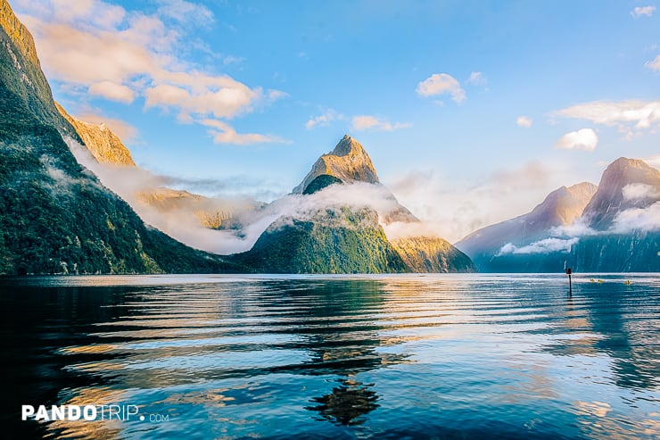 Mitre peak at Milford sound