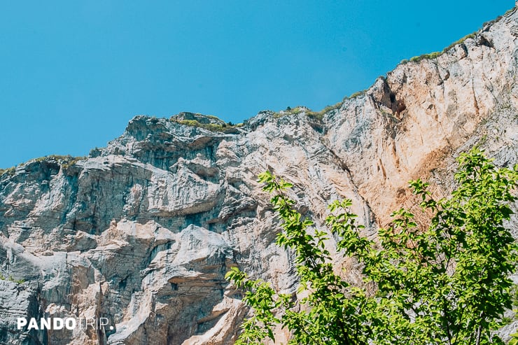 Monte Brento - one of the most popular base jumping spot in Europe