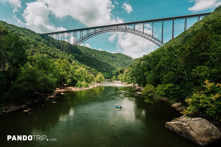 New River Gorge bridge in West Virginia