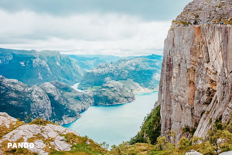 Pulpit rock in Lysefjorden, Norway
