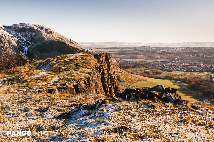 Snow on Arthur's Seat