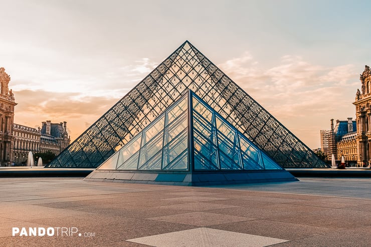 The Louvre pyramids
