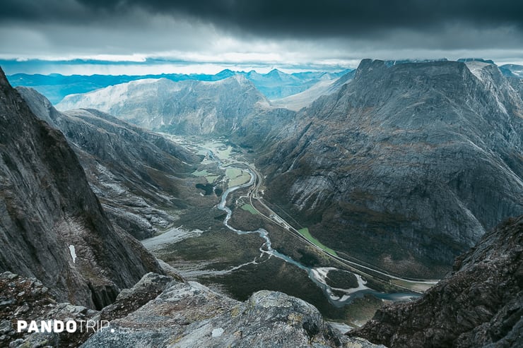 Trollveggen, or Troll Wall, in Norway