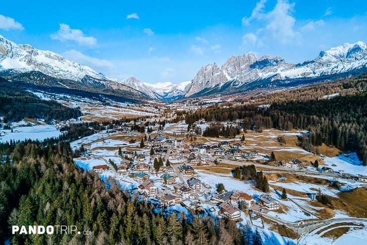 Cortina D'Ampezzo valley