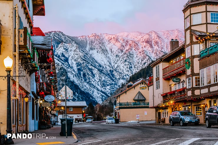 Leavenworth during winter