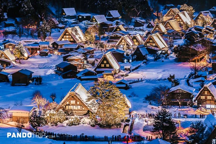 Shirakawa-go winter illumination