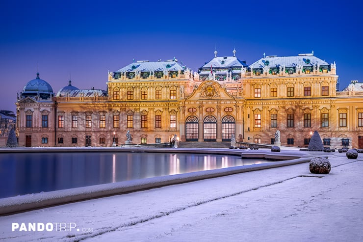 Upper Belvedere Gallery in Vienna