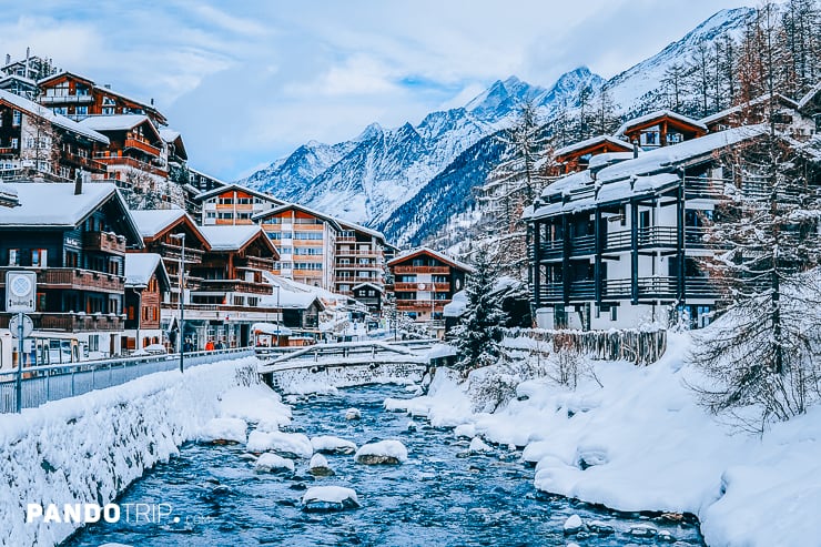 Zermatt during winter