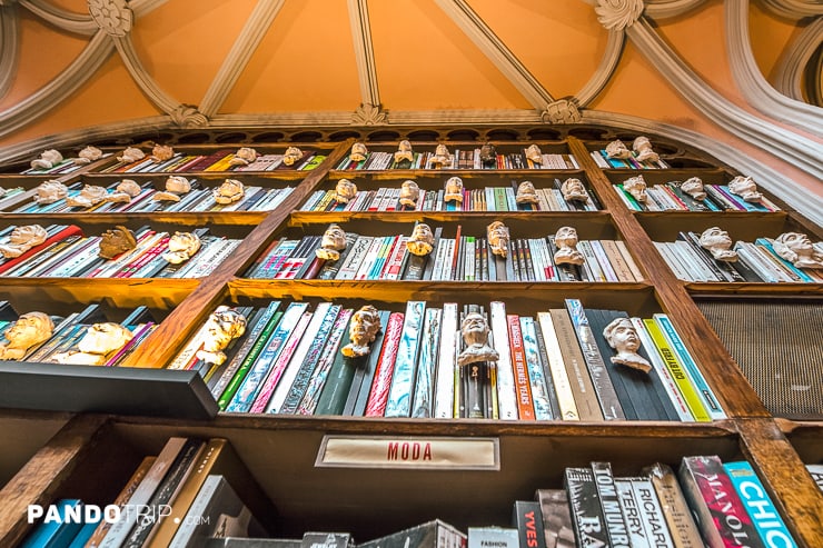Bookshelf at Livaria Lello