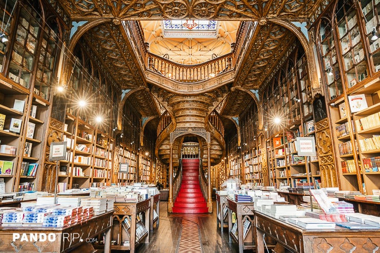Livraria Lello - famous bookstore in Porto