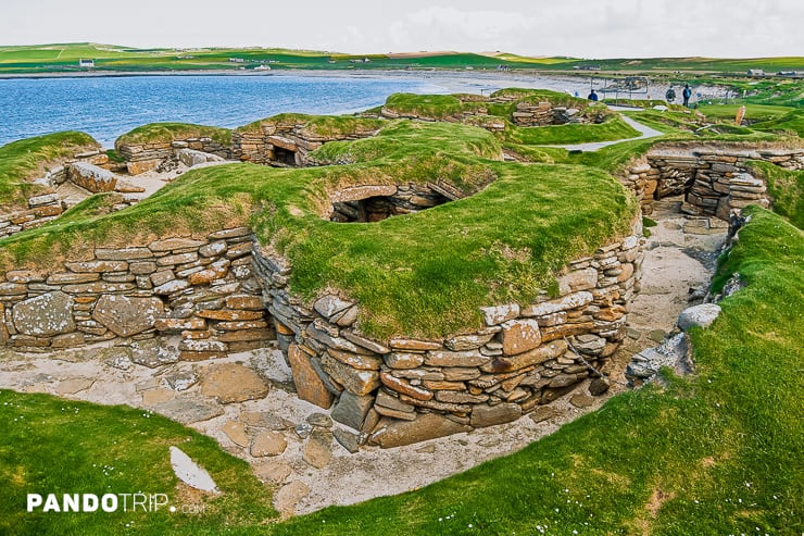 Skara Brae Prehistoric Village in Scotland