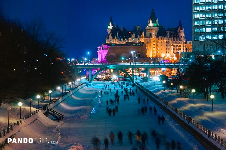 Skating on the Rideau Canal