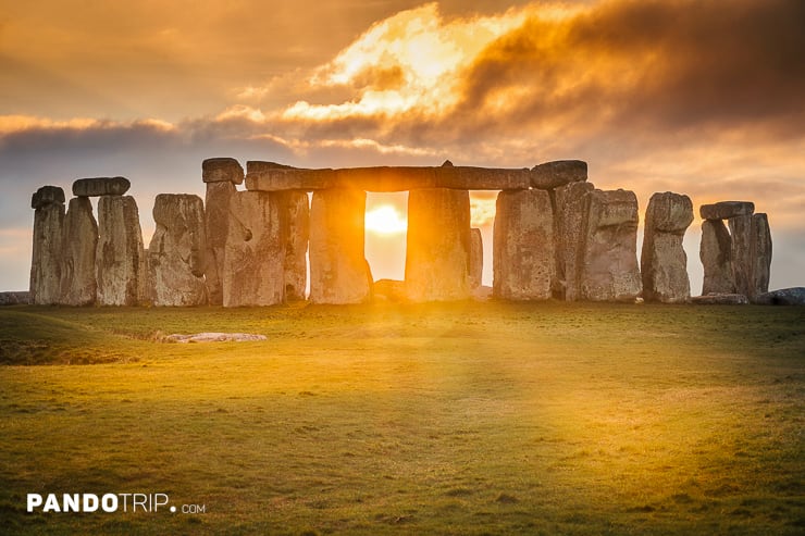 Stonehenge during sunset