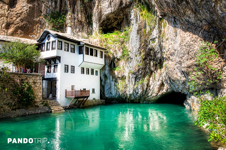 Blagaj tekke or Dervish House