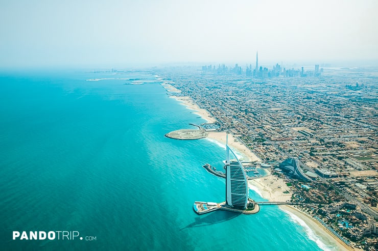 Dubai coastline