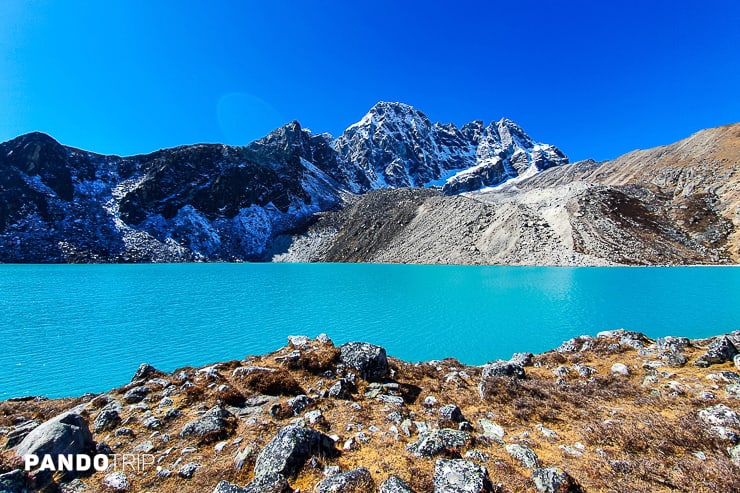 Dudh Pokhari, the third Gokyo lake