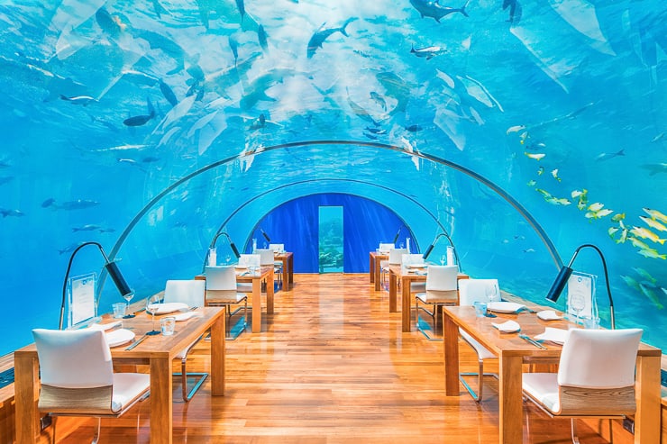 Ithaa Undersea Restaurant in Maldives
