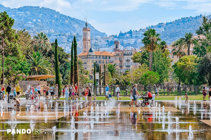 Promenade du Paillon in Nice