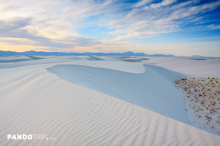 Sunset White Sands National Park