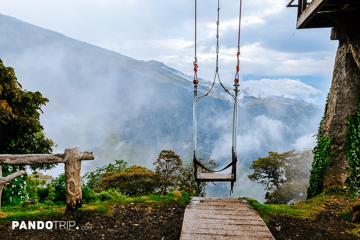 The Swing at the Casa Del Arbol, Ecuador