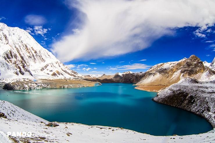 Turquoise waters of Tilicho lake