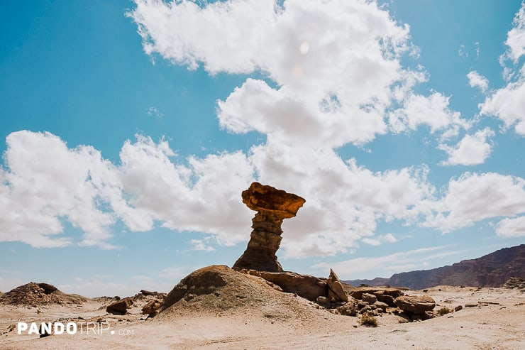 Unearthly landscape of Valley of the Moon, Argentina