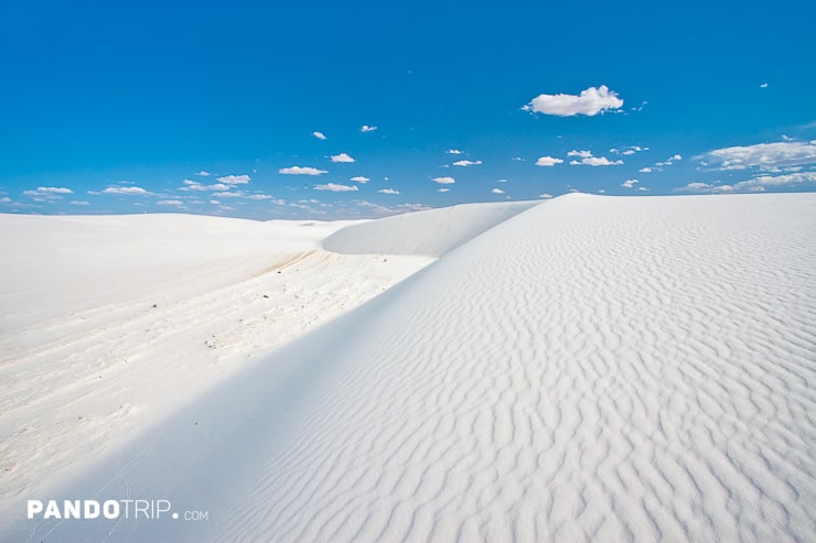 White Sands National Park in southern New Mexico, USA