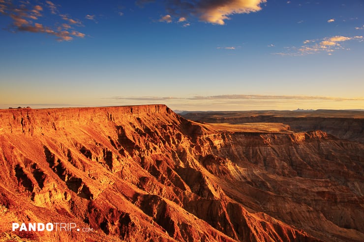 Sunset over Fish River Canyon, Namibia