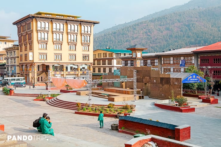 Clock Tower Square in Thimphu