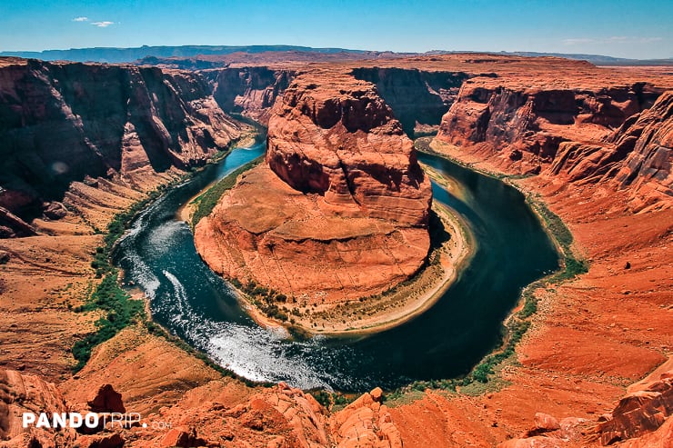Iconic view of Horseshoe Bend