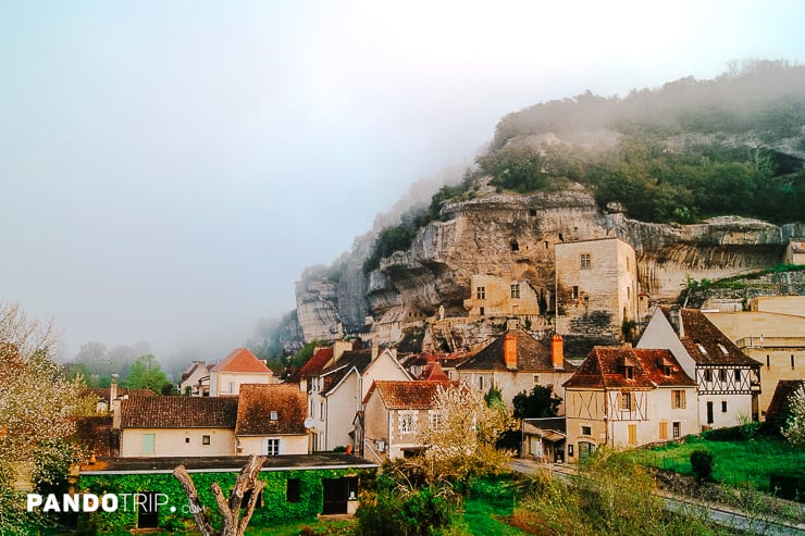 Les Eyzies-de-Tayac-Sireuil village in France