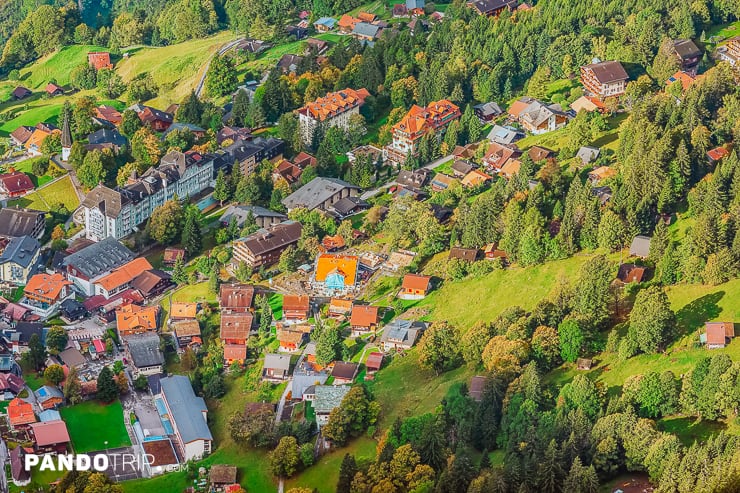 Wengen from above
