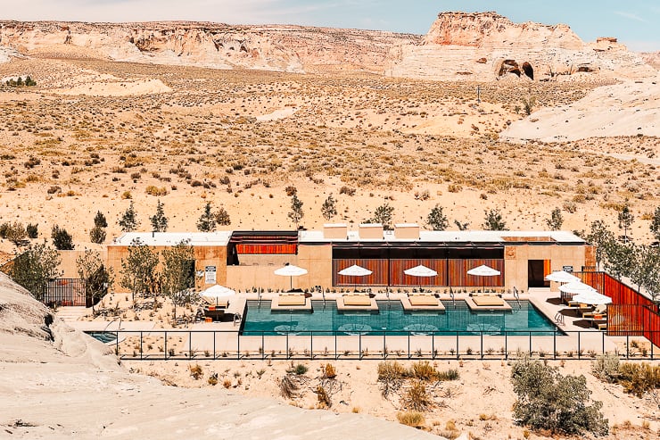 Aerial view of Amangiri